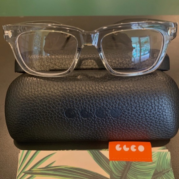 GARRETT LEIGHT OFFICINE GENERAL
PARIS CRYSTAL SQUARE
EYEGLASSES - Picture 1 of 9